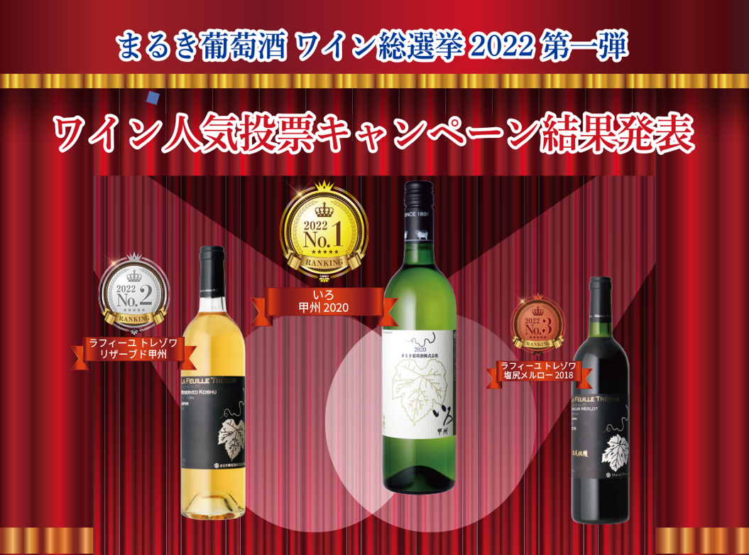 まるき葡萄酒 ワイン総選挙2022 第一弾 結果発表!!